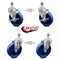Service Caster 5 Inch Solid Polyurethane Wheel Swivel 12mm Threaded Stem Caster Brake, 2PK SCC-TS20S514-SPUS-M1215-2-TLB-2 - alternate 5